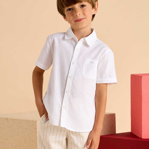 Bermuda lino suiting