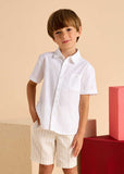 Bermuda lino suiting