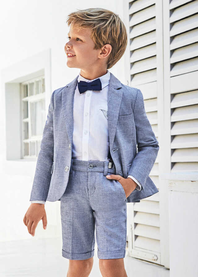 Bermuda lino suiting