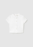 Camisa m/c cuello mao