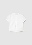 Camisa m/c cuello mao