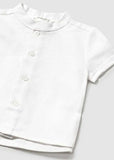 Camisa m/c cuello mao