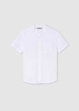 Camisa m/c cuello mao