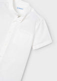 Camisa m/c cuello mao lino
