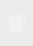 Camisa m/c cuello mao lino