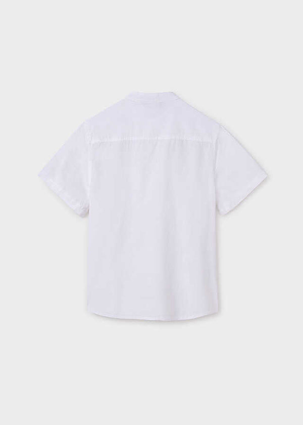 Camisa m/c cuello mao