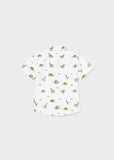 Camisa m/c estampado grande