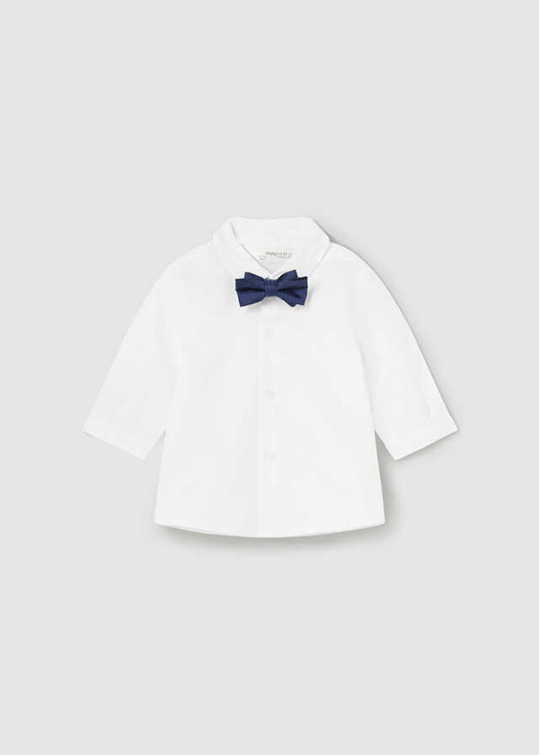 Camisa m/l con pajarita