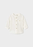 Camisa m/l cuello mao