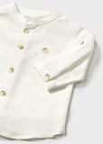 Camisa m/l cuello mao
