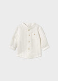 Camisa m/l cuello mao