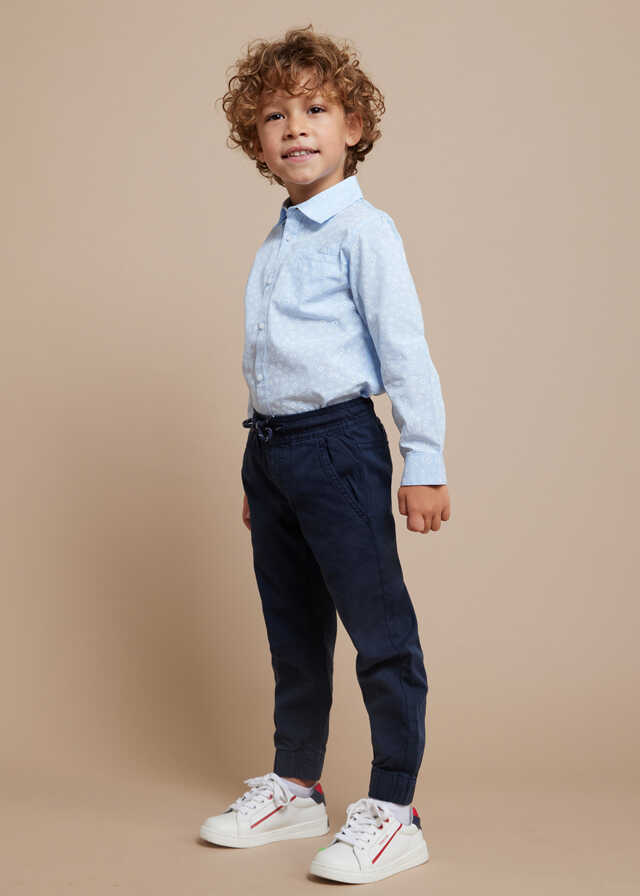 Camisa m/l estampada