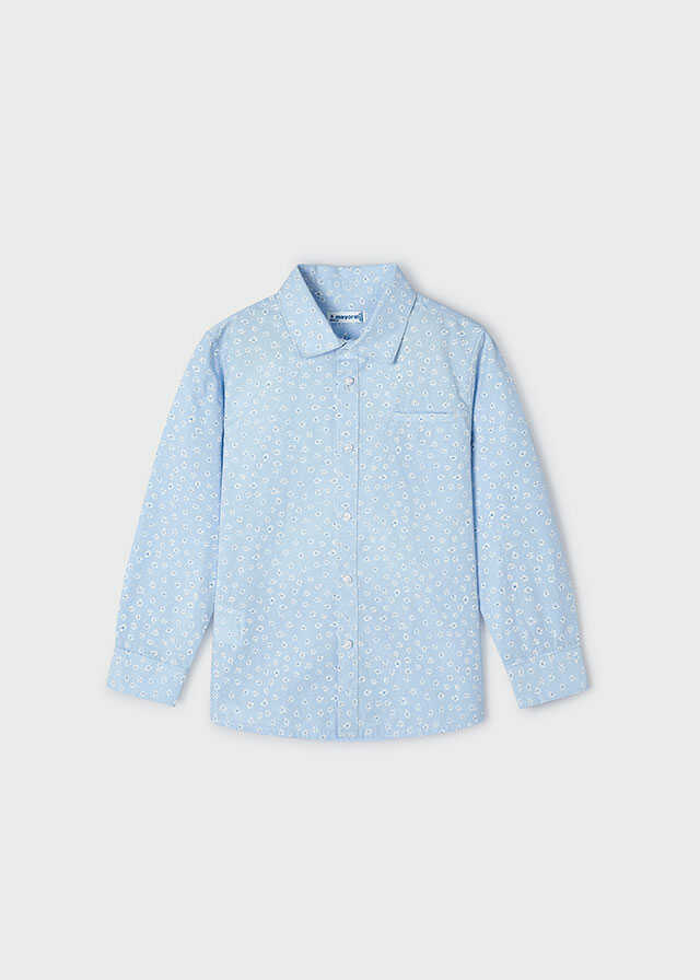 Camisa m/l estampada