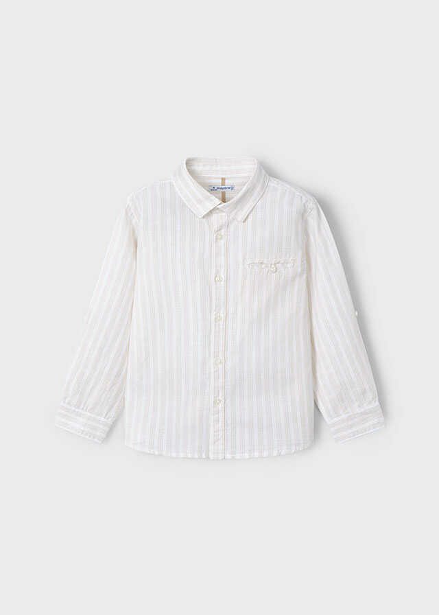 Camisa m/l lino