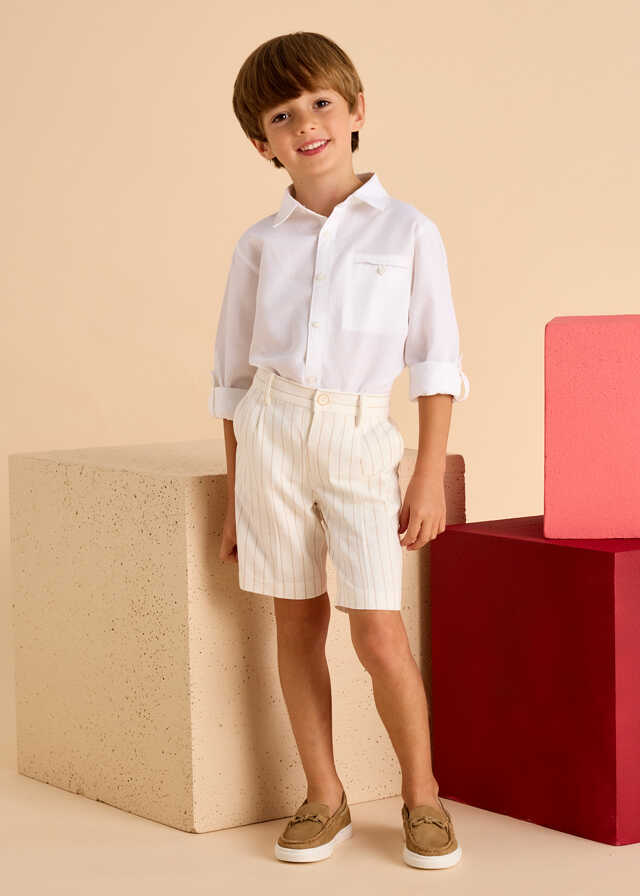Camisa m/l lino