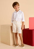 Camisa m/l lino