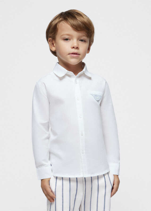 Camisa m/l lino suiting