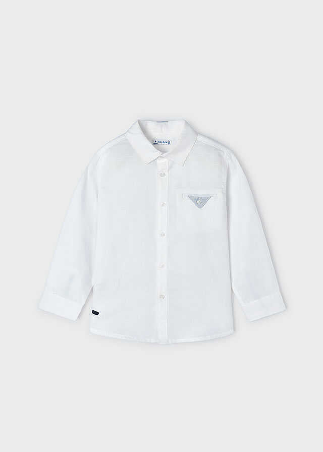 Camisa m/l lino suiting