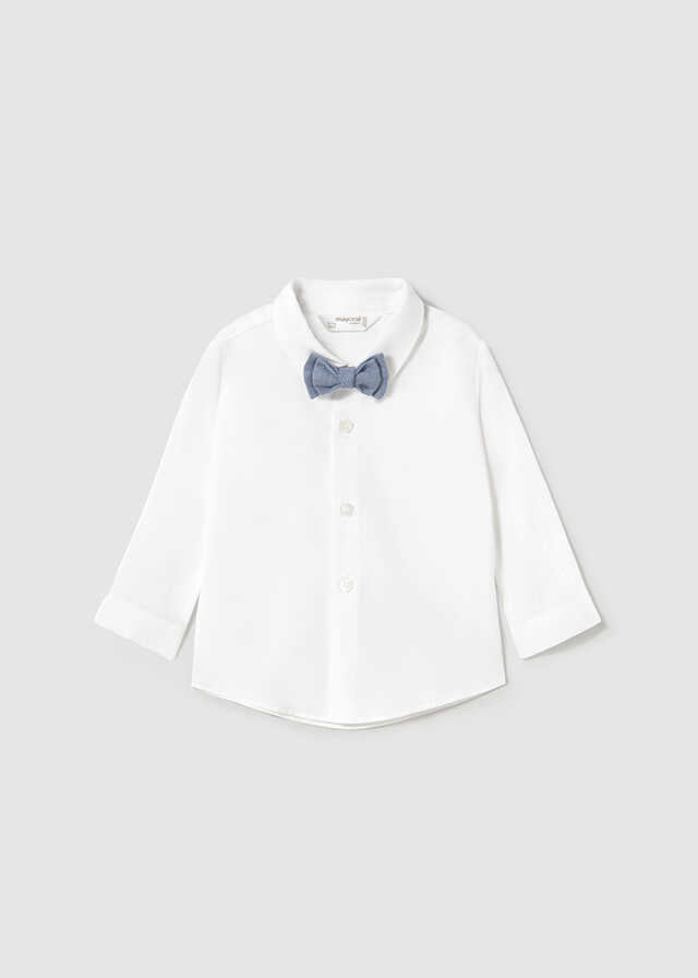 Camisa m/l pajarita