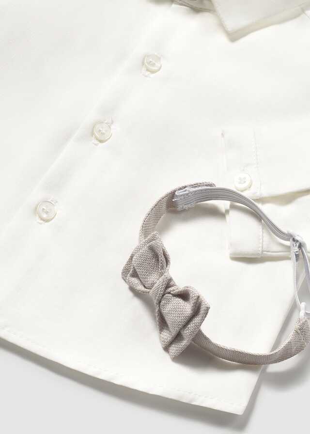 Camisa m/l pajarita