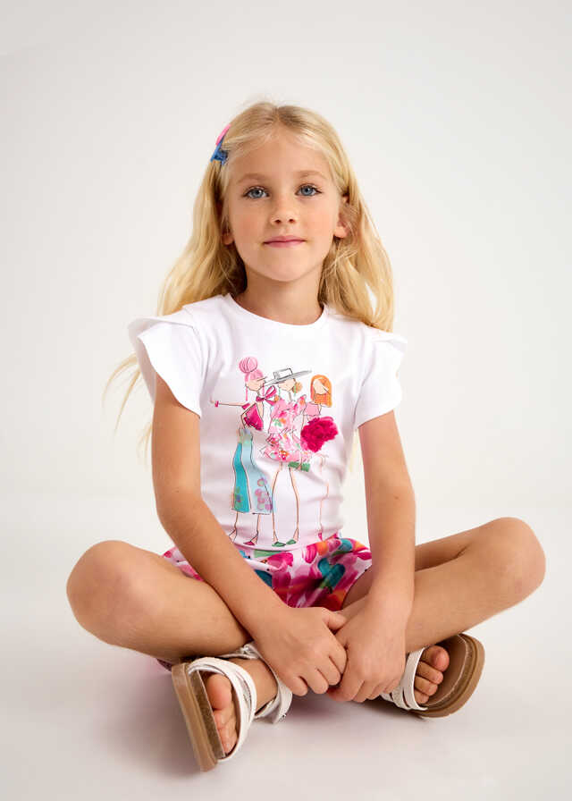 Camiseta m/c aplicaciones