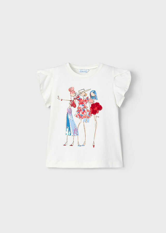 Camiseta m/c aplicaciones
