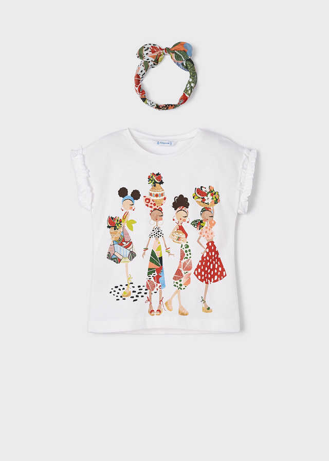 Camiseta m/c banda lazo