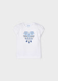 Camiseta m/c bordado
