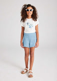 Camiseta m/c bordado