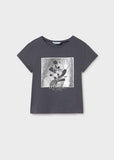 Camiseta m/c bordado