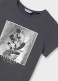 Camiseta m/c bordado