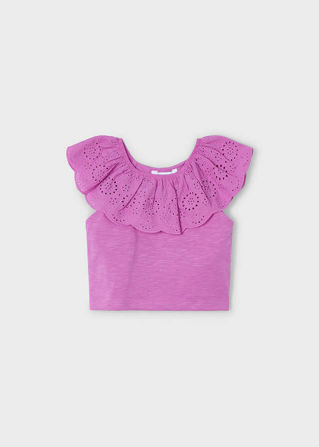 Camiseta m/c combinada