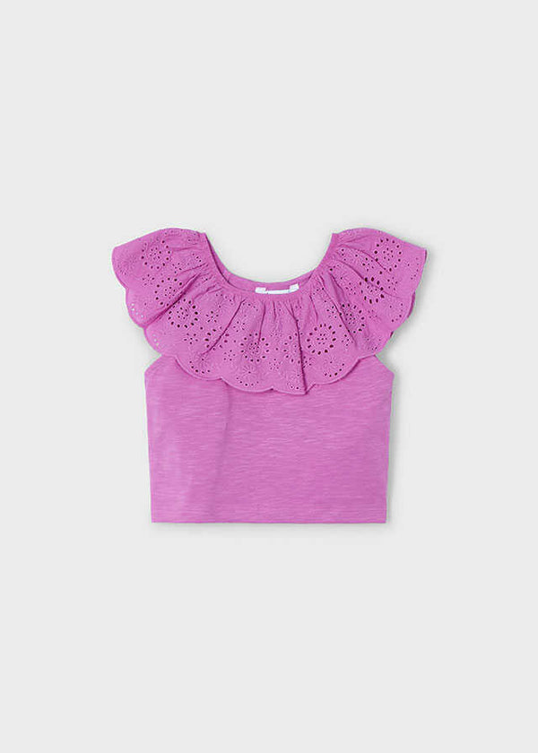 Camiseta m/c combinada