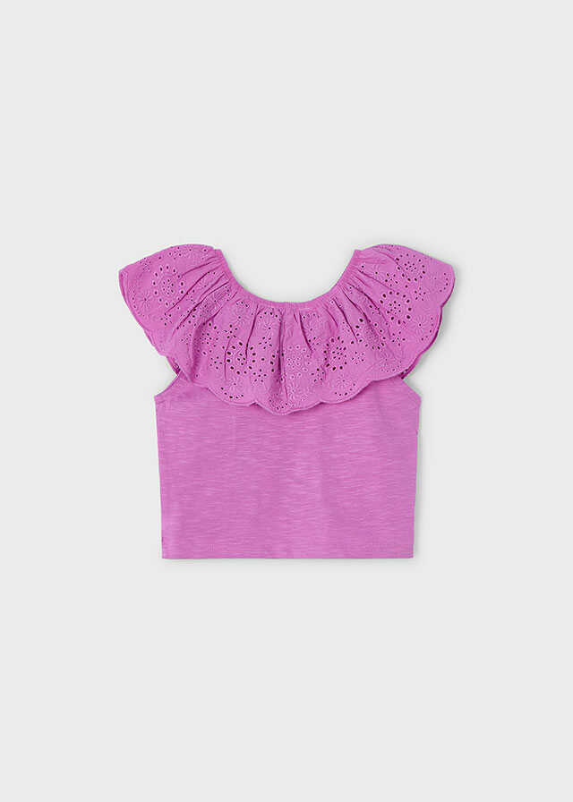 Camiseta m/c combinada