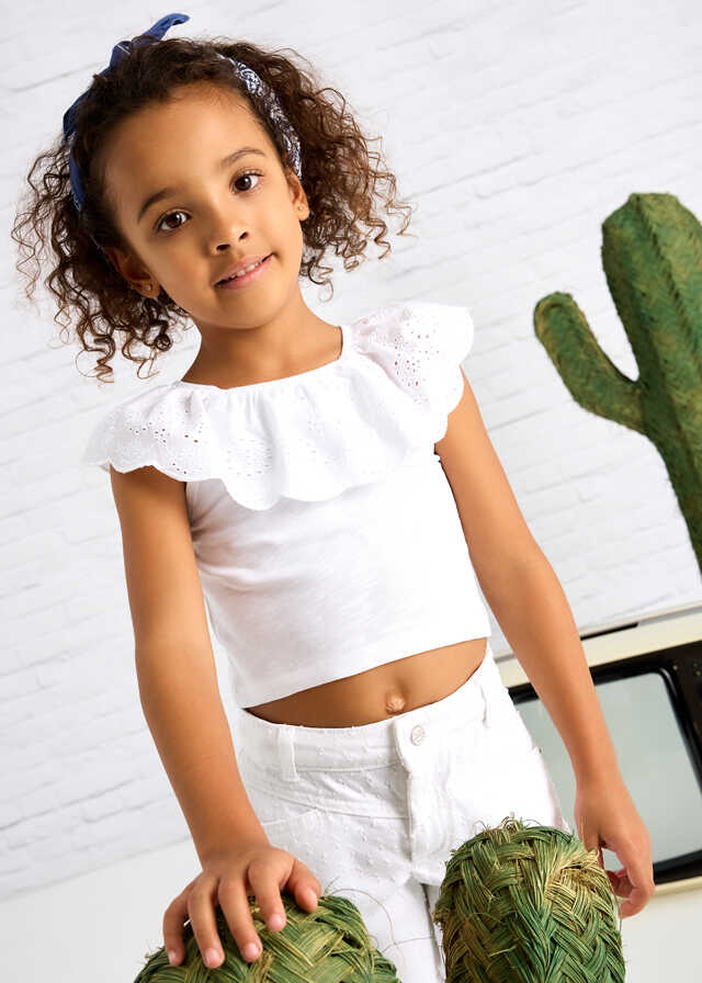 Camiseta m/c combinada