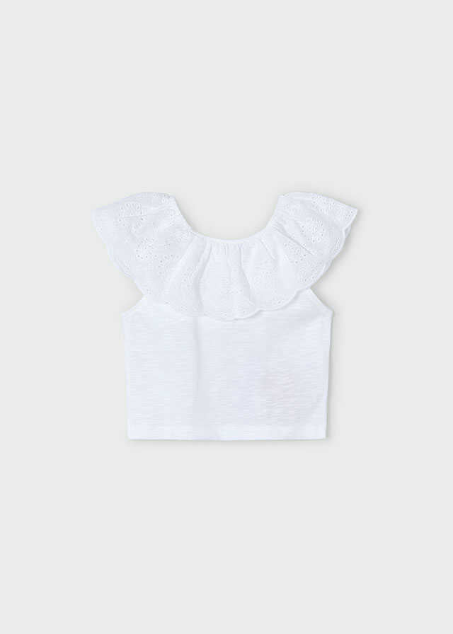 Camiseta m/c combinada