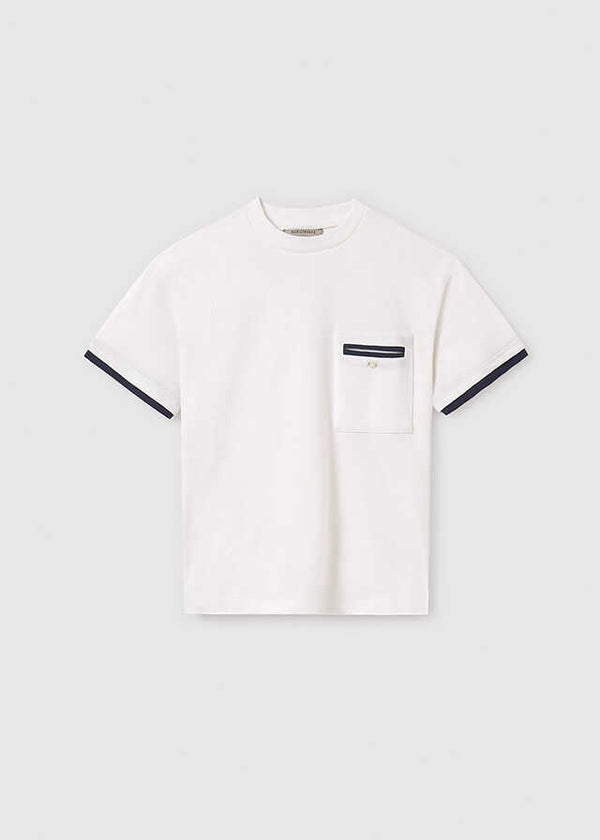 Camiseta m/c contrastes