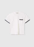 Camiseta m/c contrastes