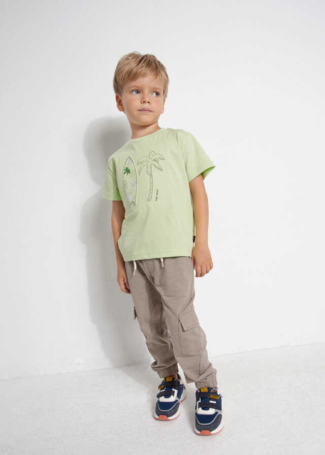 Camiseta m/c embossed