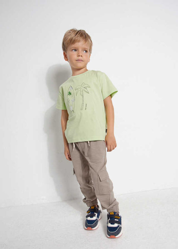 Camiseta m/c embossed