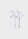 Camiseta m/c embossed