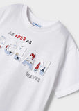 Camiseta m/c embossed