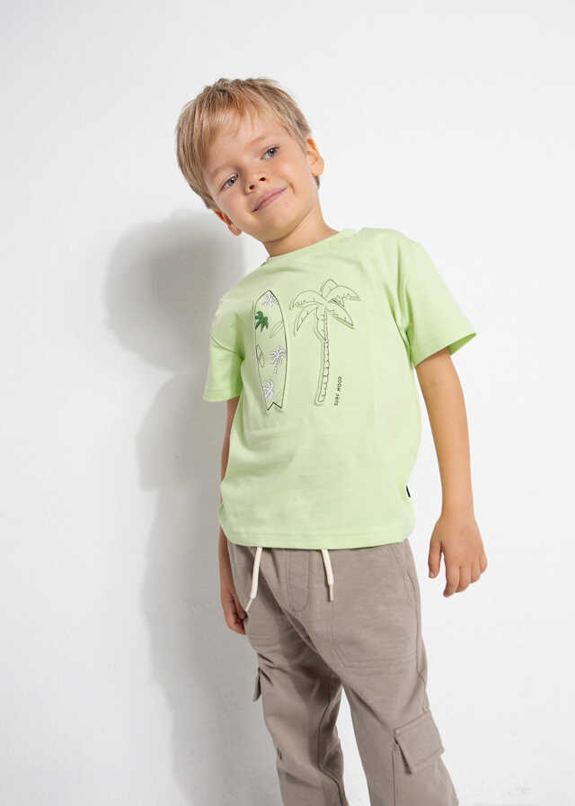 Camiseta m/c embossed