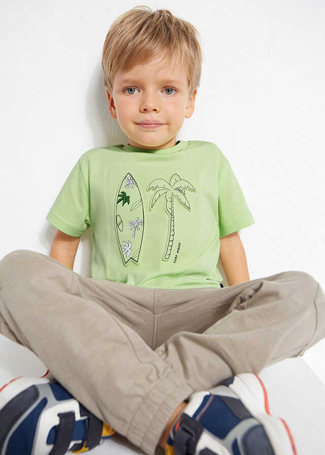 Camiseta m/c embossed