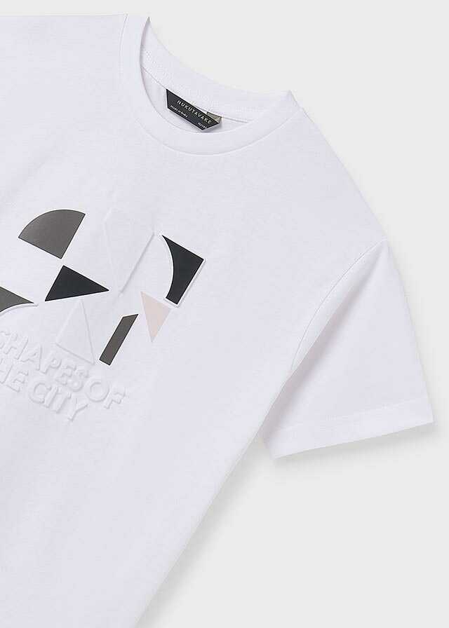 Camiseta m/c embossed