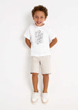 Camiseta m/c embossed "fun"