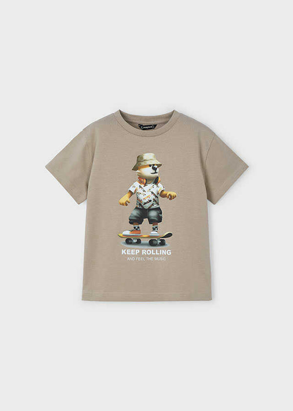 Camiseta m/c "keep rolling"