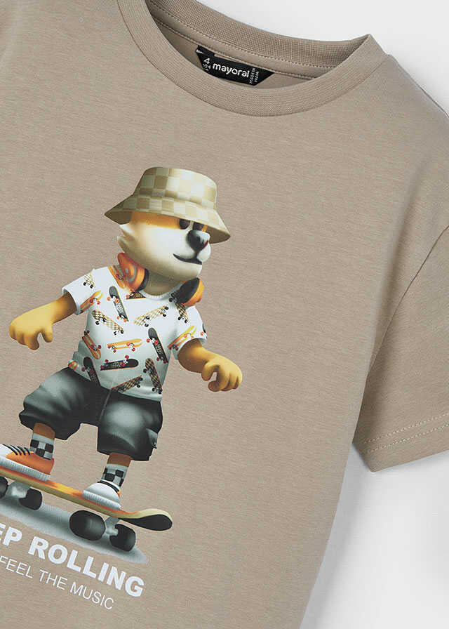 Camiseta m/c "keep rolling"
