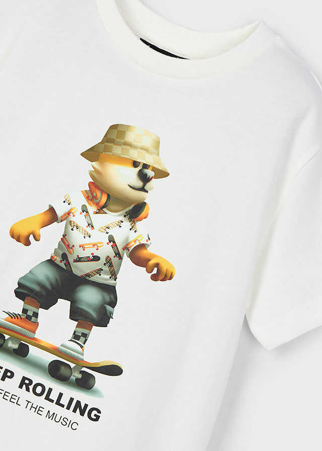 Camiseta m/c "keep rolling"