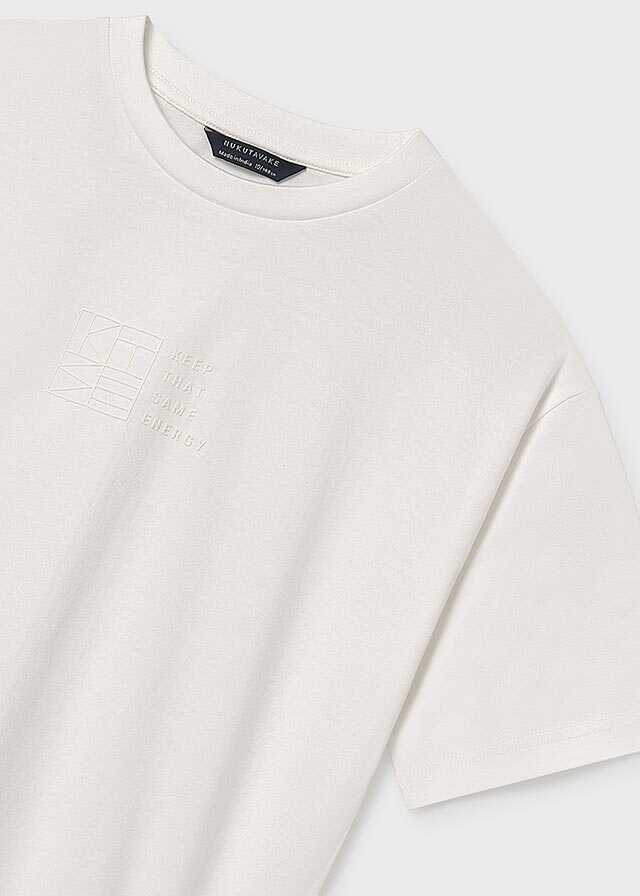 Camiseta m/c print relieve